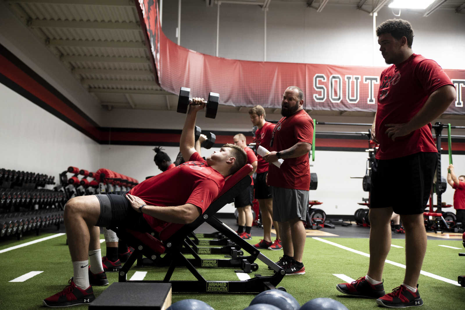 College Sports: Redhawk football players growing in a myriad of ways under  strength coach Jason Zerbach (6/9/19) | Semoball