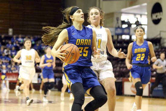 PREP GIRLS BASKETBALL: 'Focused' Eagles roll past Jersey 69-23