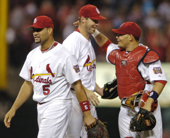 Albert Pujols and Yadier Molina are back together again