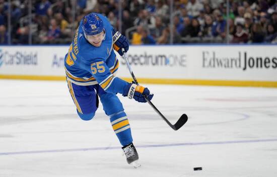 Jake Neighbours scores 2 goals as St. Louis Blues beat Chicago Blackhawks  4-2