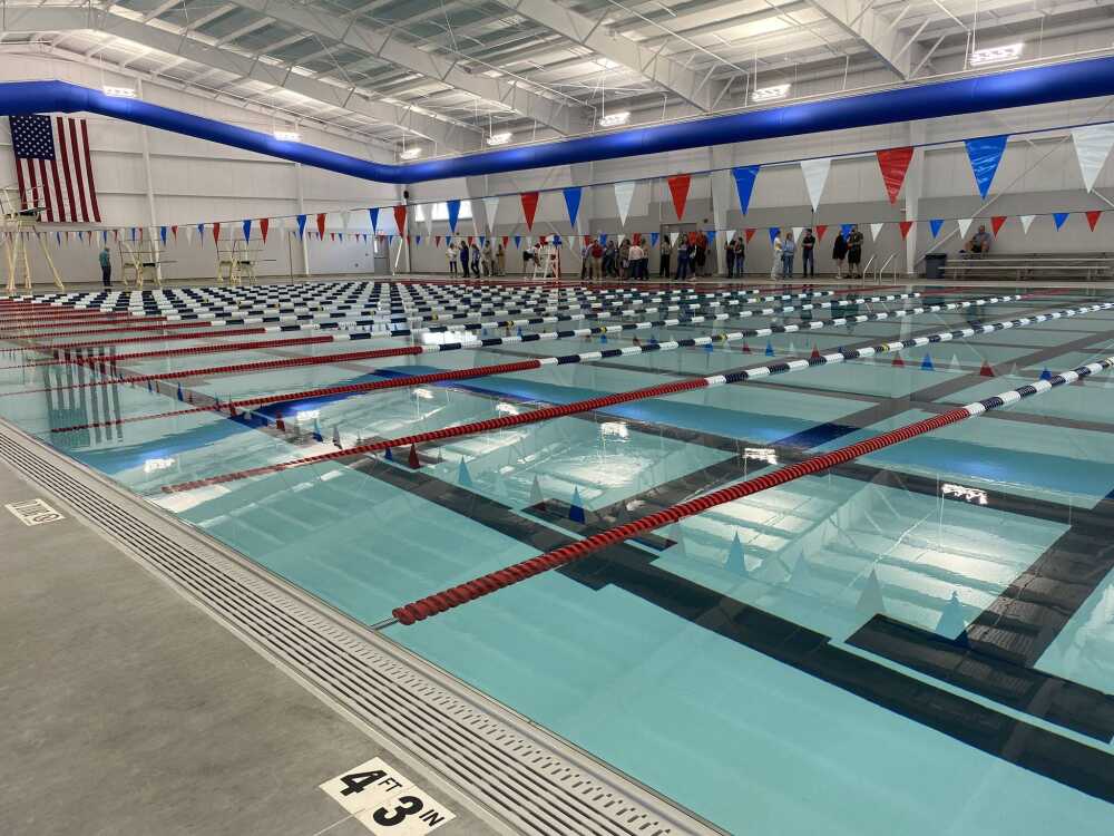 New Cape Aquatic Center makes a splash with renowned Olympian